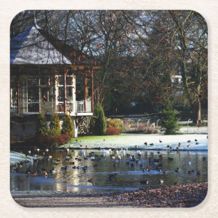 Posavasos Cuadrado De Papel Rams Woerthe Tea House