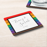 Rayas de bloque de color de arcoíris