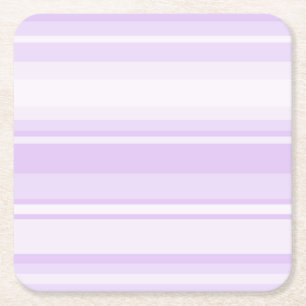 Posavasos Cuadrado De Papel Rayas de lilac