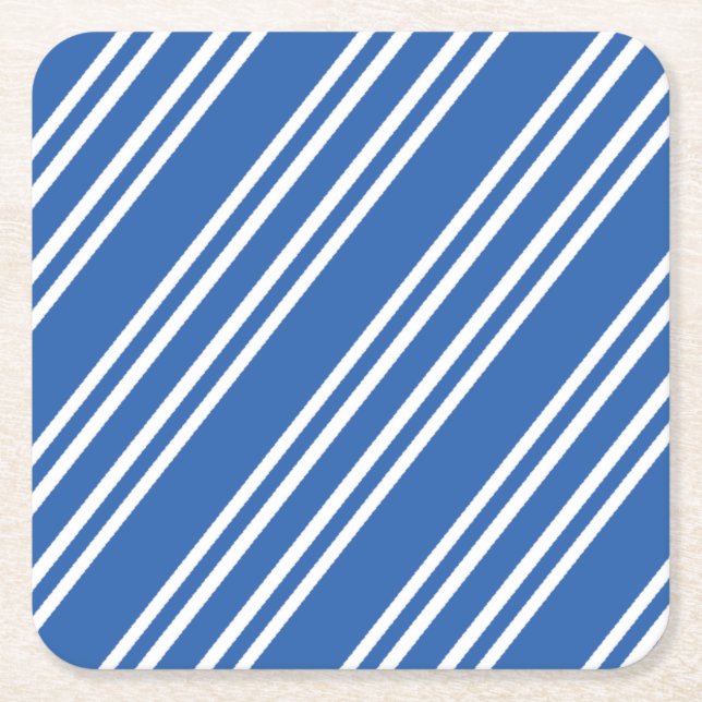 Posavasos Cuadrado De Papel Rayos (Anverso)