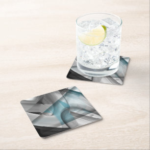 Posavasos Cuadrado De Papel Recuento de castas Tendencia Interior Decoración O
