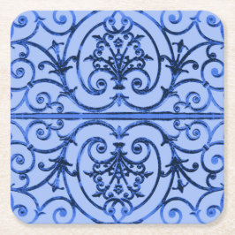 Posavasos Cuadrado De Papel Resaltar hierro