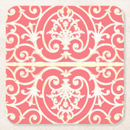 Posavasos Cuadrado De Papel Resaltar hierro