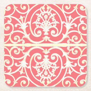 Posavasos Cuadrado De Papel Resaltar hierro