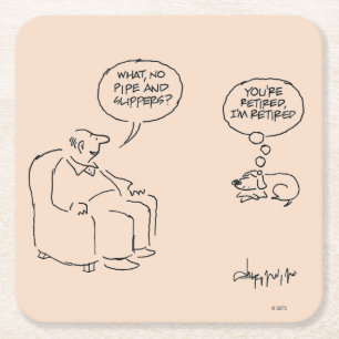 Posavasos Cuadrado De Papel Retirado