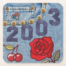 Reunión de Parche de Denim Vintage 2003