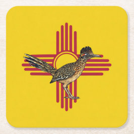Posavasos Cuadrado De Papel Road Runner True