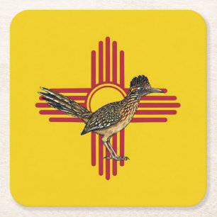 Posavasos Cuadrado De Papel Road Runner True