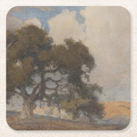 Roble (1910) – Majestuosa acuarela vintage