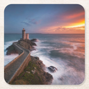 Posavasos Cuadrado De Papel Rojo del placer