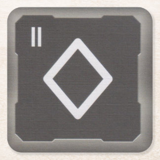 Posavasos Cuadrado De Papel Rollo para la galaxia