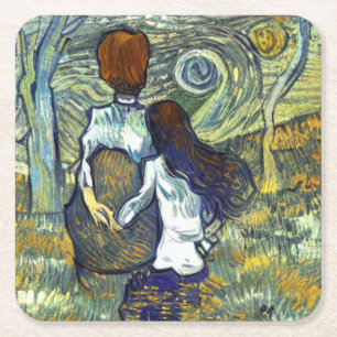 POSAVASOS CUADRADO DE PAPEL ROMANCE