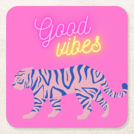 Posavasos Cuadrado De Papel Rosa estético para adolescentes, Chicas, tuits