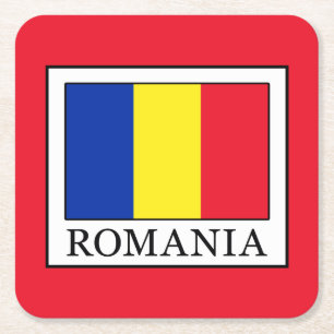 Posavasos Cuadrado De Papel Rumania