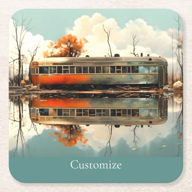 Posavasos Cuadrado De Papel RV Thunder_Cove (Anverso)