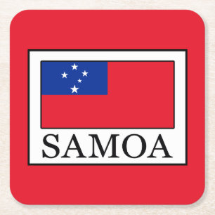 Posavasos Cuadrado De Papel Samoa