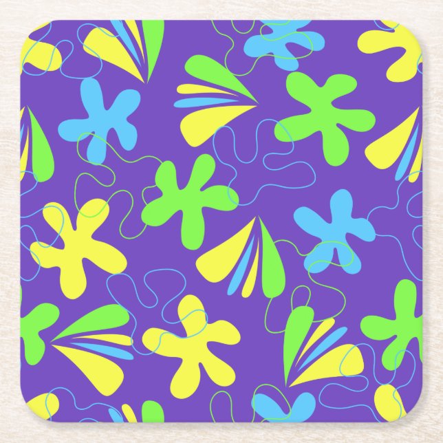 Posavasos Cuadrado De Papel Savia (Anverso)