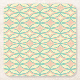 Posavasos Cuadrado De Papel  Seamless geometric pattern in diamond shapes 