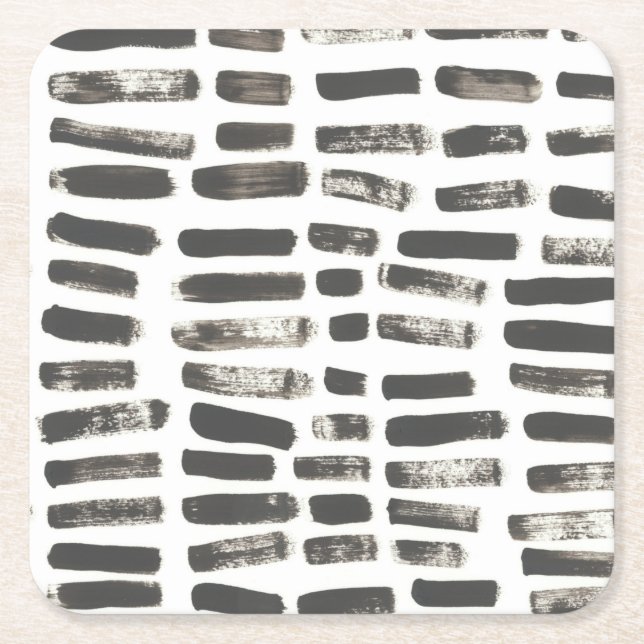 Posavasos Cuadrado De Papel Señales mixtas III (Anverso)