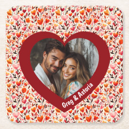 Posavasos Cuadrado De Papel Sentidos Blooms