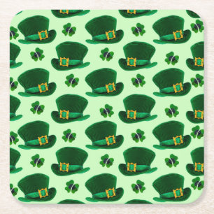 Posavasos Cuadrado De Papel Servilletas del Día de San Patricio