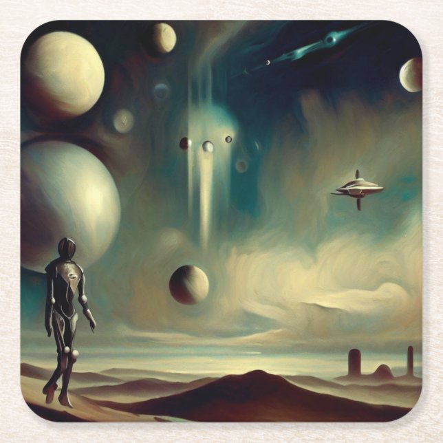 Posavasos Cuadrado De Papel SF Masters de Dinamarca 2 (Anverso)