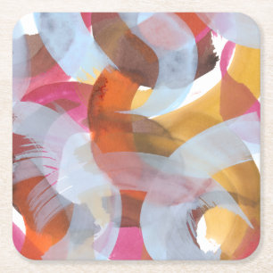 Posavasos Cuadrado De Papel Sherbert I