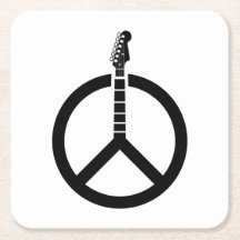 Signo de paz de guitarra