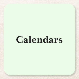 Posavasos Cuadrado De Papel Sigue Desplazándote para Ver Estos Calendarios de