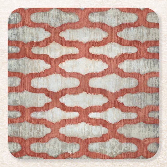 Posavasos Cuadrado De Papel Simetría de espectro VI (Anverso)