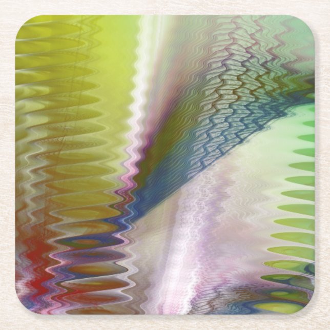 Posavasos Cuadrado De Papel Sinfónico II (Anverso)