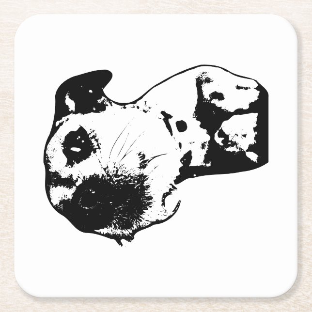 Posavasos Cuadrado De Papel Sip, no enfades (Anverso)