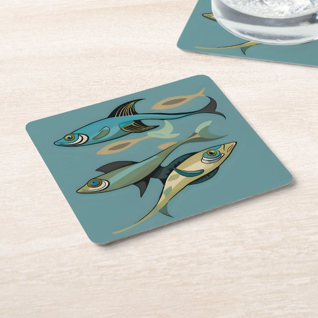Posavasos Cuadrado De Papel Sirara (Sirara Square Paper Coaster
)