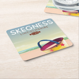 Posavasos Cuadrado De Papel Skegness Lincolnshire En tren