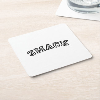 POSAVASOS CUADRADO DE PAPEL SMACK
