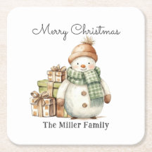 Snowman personalizado y regalos de Navidad