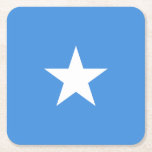 Posavasos Cuadrado De Papel Somalia Flag<br><div class="desc">Patriotic flag of Somalia.</div>