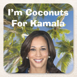 Posavasos Cuadrado De Papel Soy Cocos para Kamala
