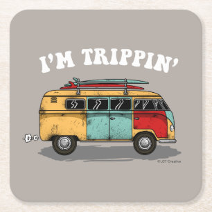 Posavasos Cuadrado De Papel Soy Trippin
