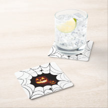 Spider Web con calabazas