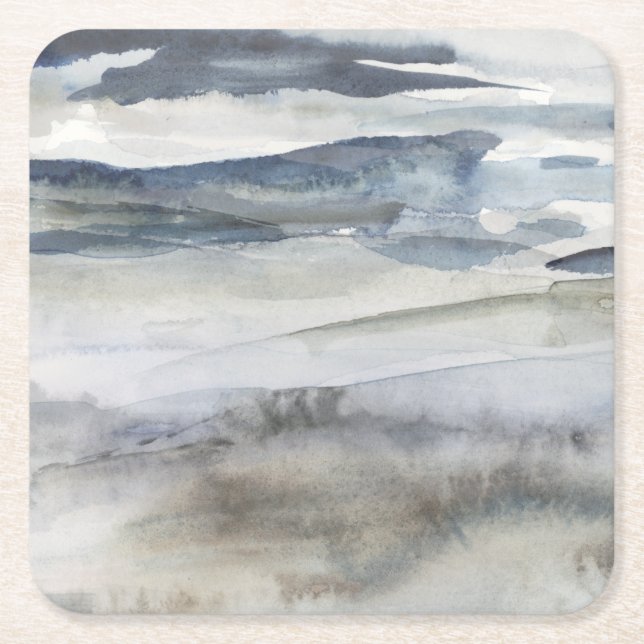 Posavasos Cuadrado De Papel Spray de sal neutro (Anverso)