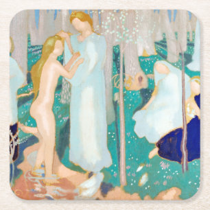 Posavasos Cuadrado De Papel Springtime, Maurice Denis