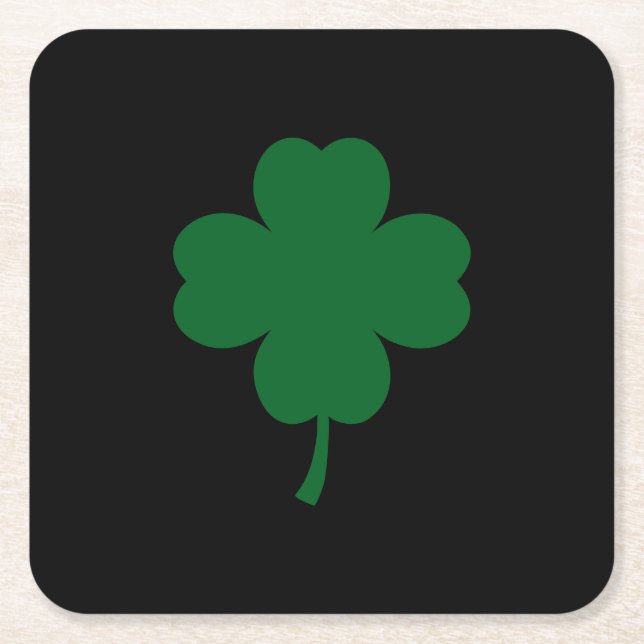 Posavasos Cuadrado De Papel St. Patrick's Day Paper Coaster (Anverso)