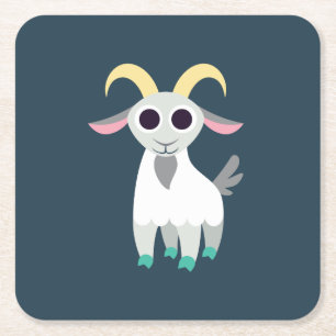 Posavasos Cuadrado De Papel Stanley la cabra