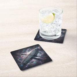 Posavasos Cuadrado De Papel Sternenpfad – Reise durch das Universum´7