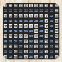 Su logotipo o imagen subida | Patrón geométrico