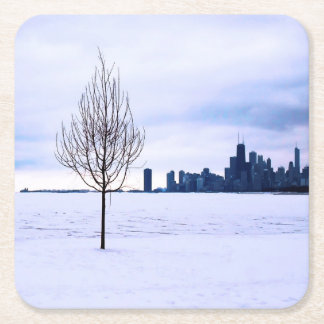 Posavasos Cuadrado De Papel Sueño blanco - prácticos de costa