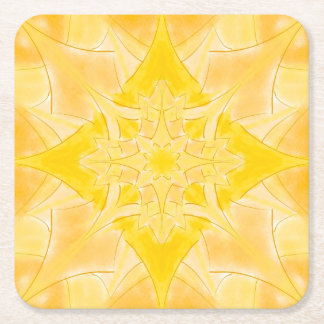 Posavasos Cuadrado De Papel Sunshine Bright