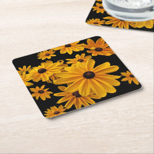 Posavasos Cuadrado De Papel Susan Flowers Square Paper Coaster