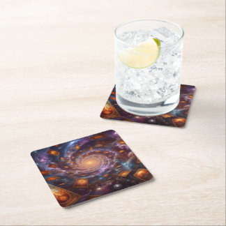 Posavasos Cuadrado De Papel Tarot Vortex Coaster